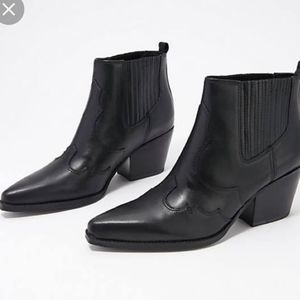 Sam Edelman black ankle boots